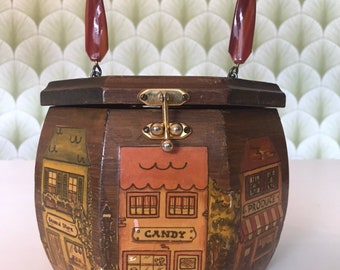 Decoupage purse